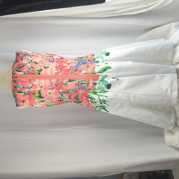 CB Established 1962 Floral Sleeveless  Dress Sz 6 - Picture 3 of 8